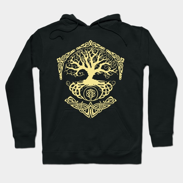 YGGDRASIL - SYMBOL OF THE LIFE CYCLE Hoodie by Lamink